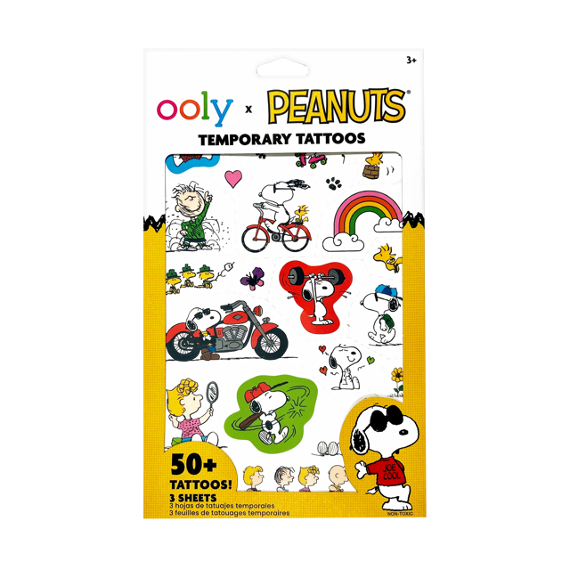 OOLY x Peanuts Temporary Tattoos