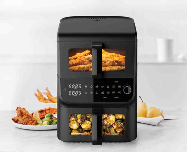 thinkkitchen Gemini Double Stack Air Fryer, 10 Quarts
