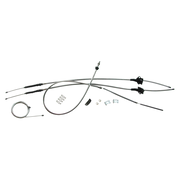 1973-84 Chevrolet GMC Truck 4wd, 3/4 ton, Longbed Complete Parking Brake Cable Kit, OE Steel