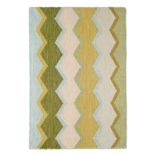 Safety Net Handwoven Indoor/Outdoor Rug | Green