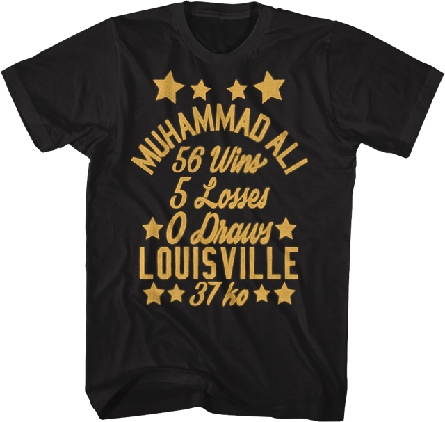 Wins And Losses Muhammad Ali T-Shirt