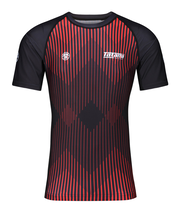 Milan Eco Tech Recycled Rash Guard - Red