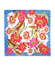 Tropical Floral 35" Silk Square Scarf