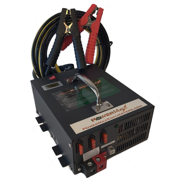 Powermax PMBC-100LK Converter Charger With Cables And 3 Stage Automatic Smart Charging