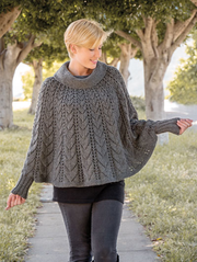 ANNIE'S SIGNATURE DESIGNS: Forevermore Poncho Knit Pattern