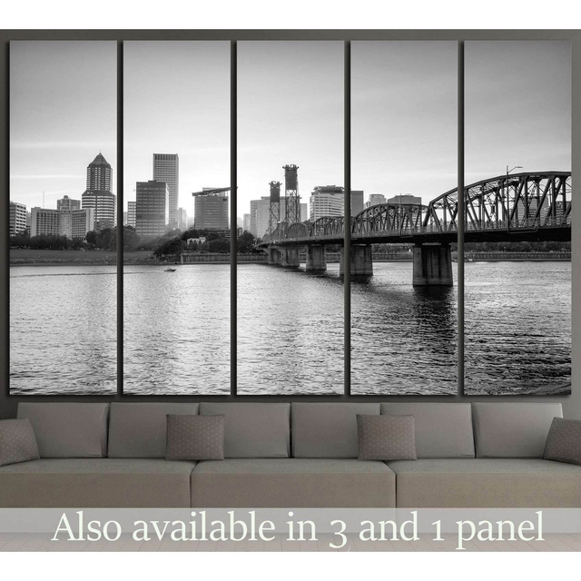 Portland Oregon skyline №825 Ready to Hang Canvas Print