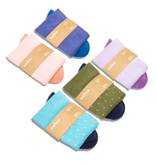 Vivid Vibes - 5 Pack - Wide Calf