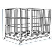 Custom Dog Crate Cover