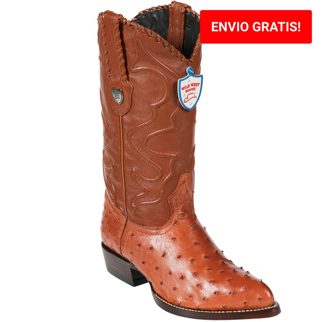 Botas de Avestruz Original Horma Puntal WW-29903
