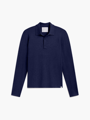 Men's Atlas Air Button Polo Sweater - Navy
