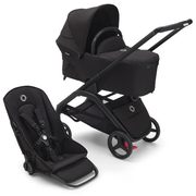 Bugaboo Dragonfly Complete Pram BLACK/MIDNIGHT BLACK-MIDNIGHT BLACK + Bassinet