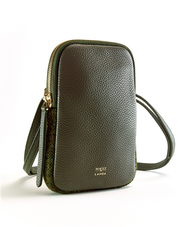 Cassia Phone Bag in Green - ONE SIZE