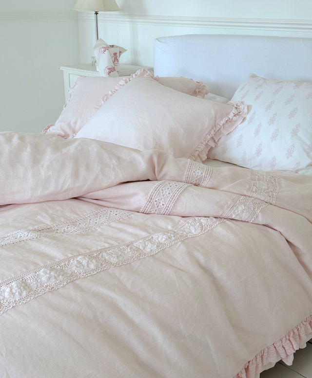 Princess Blush Linen Bedding by Rachel Ashwell®