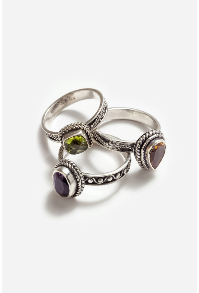 PERFECT PRISM STACKABLE RING SET