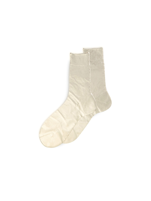 Maria La Rosa Ribbed Laminated Socks