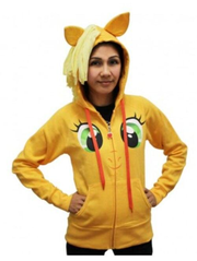 Applejack Face Costume Hoodie with Mane