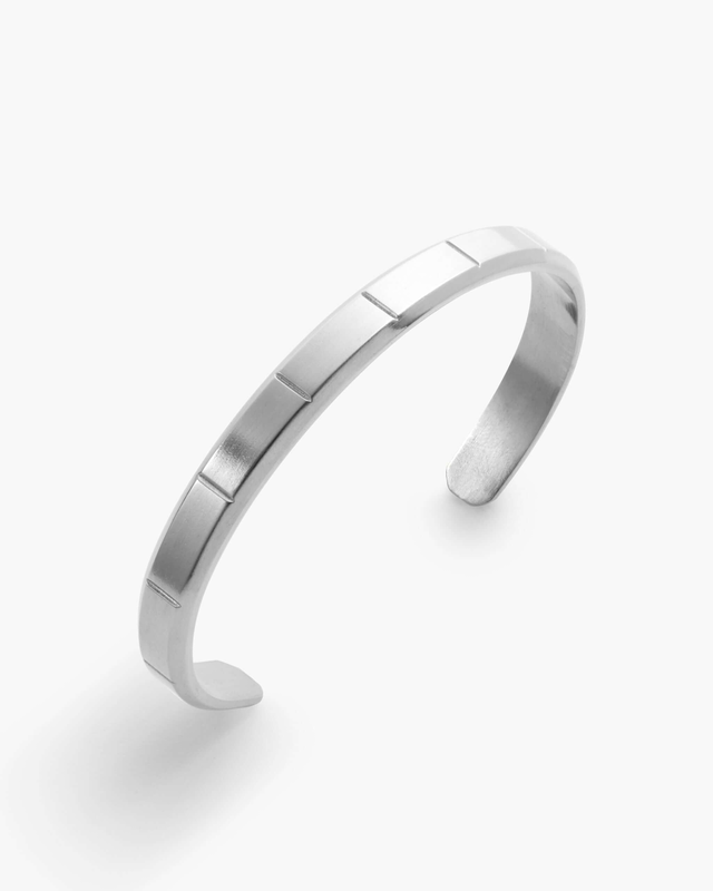 Wilshire Cuff Bracelet - Silver