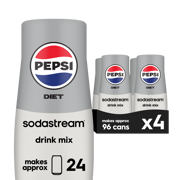 Sodastream Diet Pepsi® Drink Mix 4 Pack 440ml