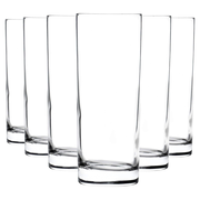 360ml Clear Classic Highball Glasses - Pack of Six - By Argon Tableware