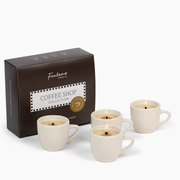 Coffee Shop Collection - Set of 4 Espresso Cup Candles