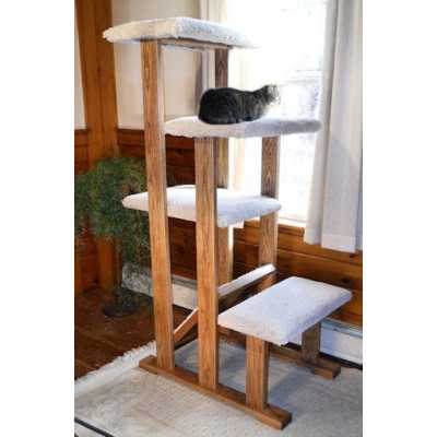 PVC Frame 4 Tier Cat Tree
