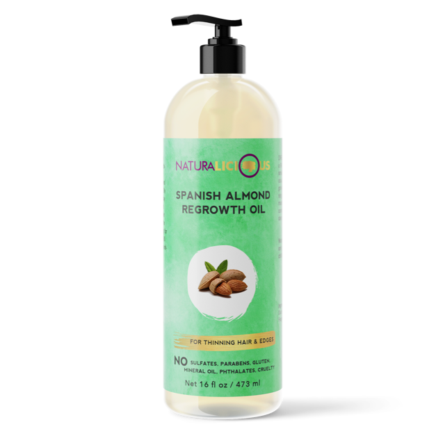 Salon Size - Spanish Almond Regrowth Oil, 16oz