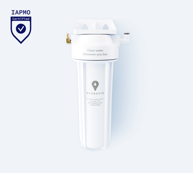 Hydroviv Under Sink Water Filter (Connects To Your Faucet)