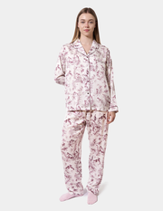 Floral Satin PJ Set