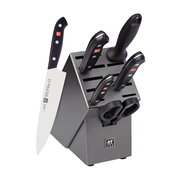 ZWILLING Tradition 7 Piece, Knife block set, anthracite