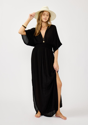 Starchild Kimono Sleeve Maxi Dress