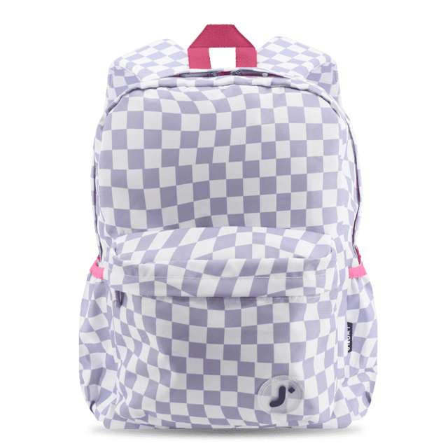 Oz Daypack Backpack in Lavender Checkers