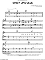 Stuck Like Glue sheet music for voice, piano or guitar (PDF)
