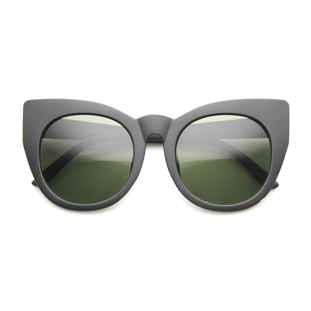 Women's Retro 1960's Mod Oversize Cat Eye Sunglasses