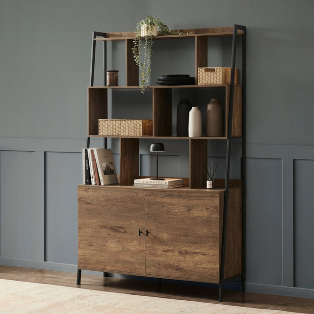Willow Large Shelving Unit - Mango Wood
