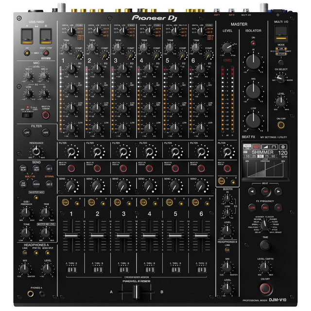 Pioneer DJMV10 6-Channel Professional DJ Mixer
