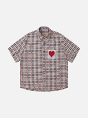 Aelfric Eden Cut-Out Heart Short Sleeve Shirt
