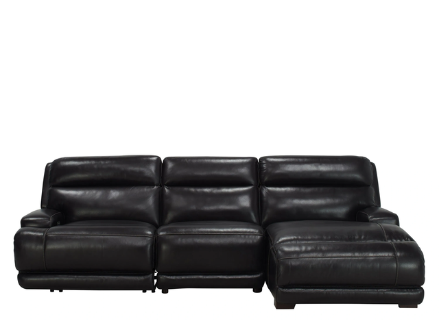 Tompkins Leather 3-pc. Sectional
