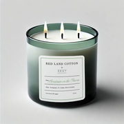 Red Land Cotton Christmas Candle