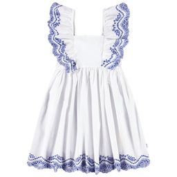 Clementine Short-Sleeved Dress Crisp White