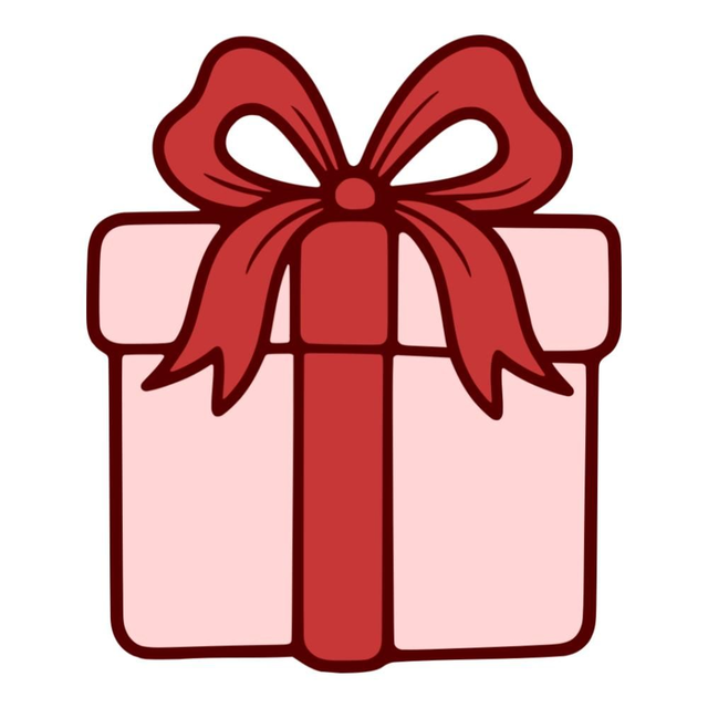 Gift Box Gift Wrapped Box Present Birthday Christmas Ribbon Bow