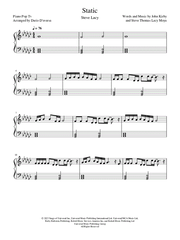 Dario D'aversa "Static" Sheet Music (Piano Solo) in Eb Minor - Download & Print