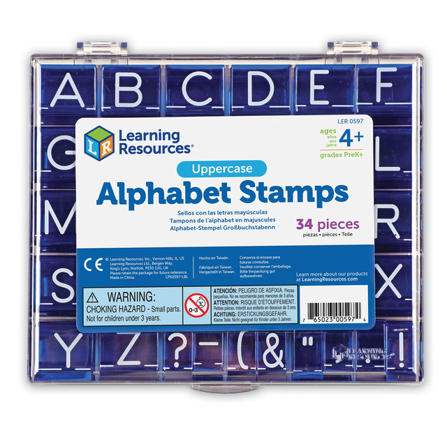 Uppercase Alphabet Stamps Set