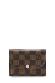 Pink Damier Ebene Rosalie Coin Purse