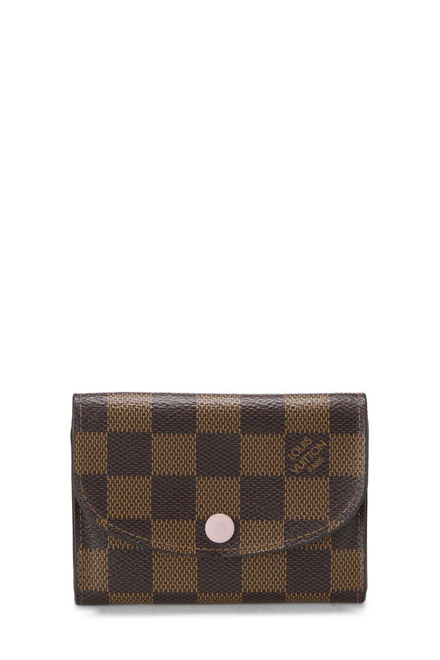 Pink Damier Ebene Rosalie Coin Purse