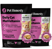 Dual Texture Multivitamin for Cats 2-Pack (Chicken Flavor)