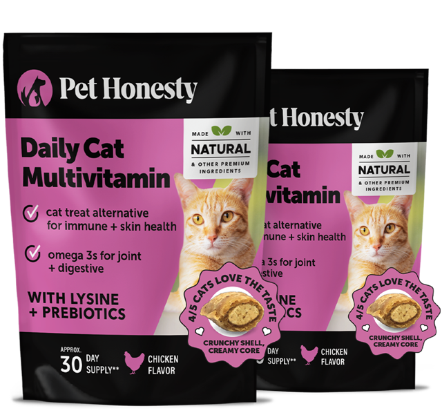 Dual Texture Multivitamin for Cats 2-Pack (Chicken Flavor)