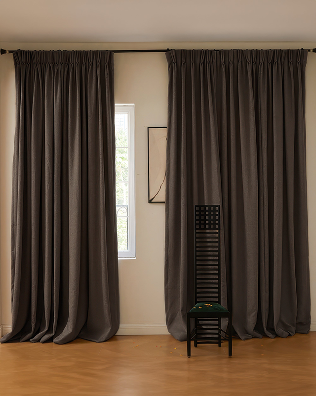 Aspen Wool Blend Sweater Soft Textured Custom Curtain
