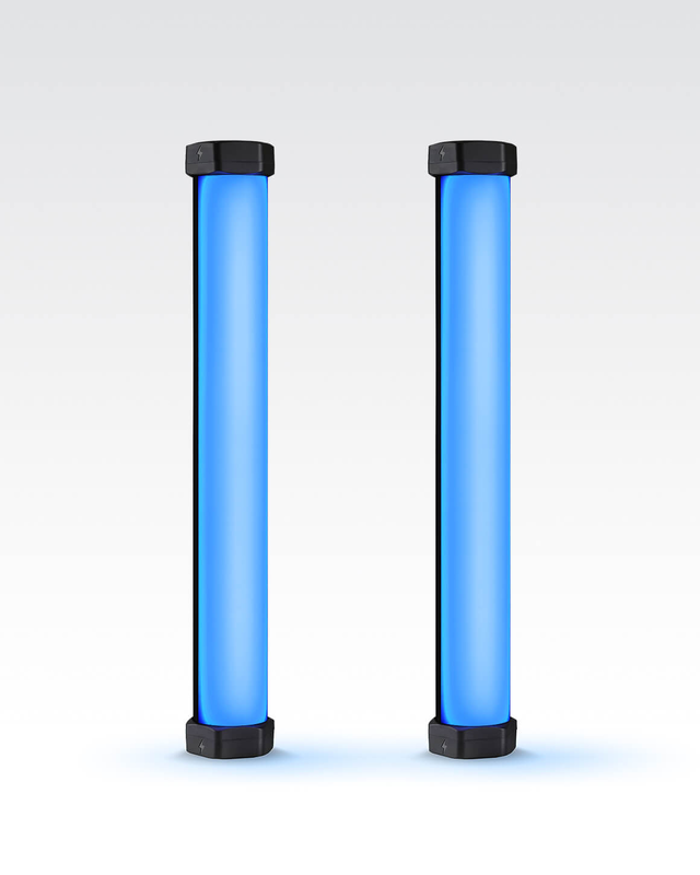 Lume Cube RGB Tube Light Mini 2-Pack App Controlled 1ft. LED Tube Lights