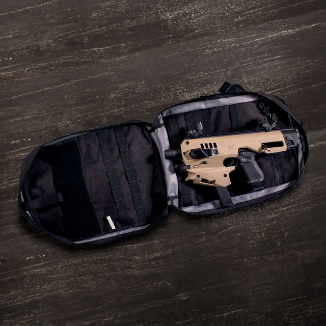 Rapid Deployment Ballistic Sling Bag With Front Pocket & Convert Plate Carrier + Push Button Swivel | MCKBSBPS