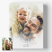 Watercolor Dream Custom Metal